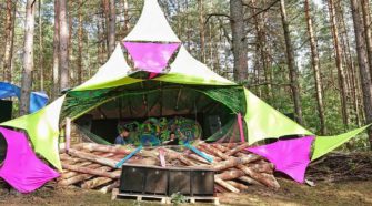 Sangha Festival w samym środku lasu